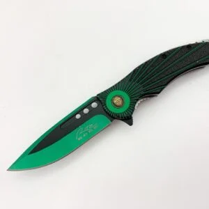 Сгъваем нож Columbia Usa Rite Edge Police, автоматичен механизъм Сгъваем нож Columbia Usa Rite Edge Police