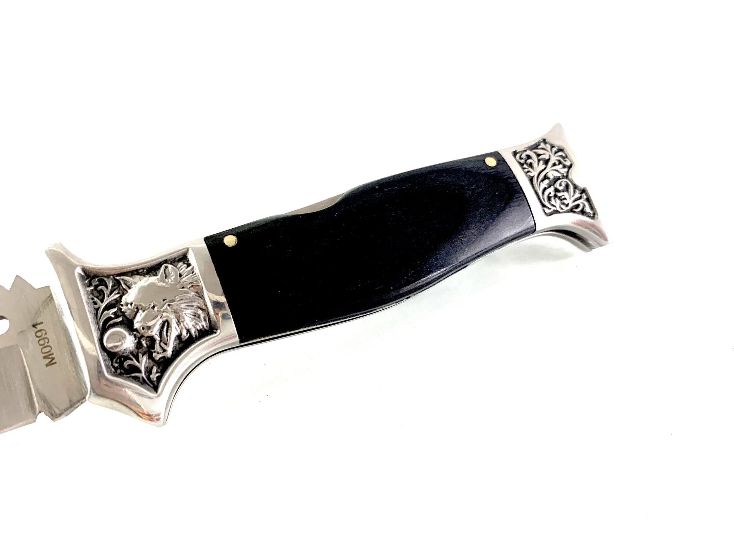 Сгъваем нож Вълк M0991, с клипс и калъф с клипс и калъф