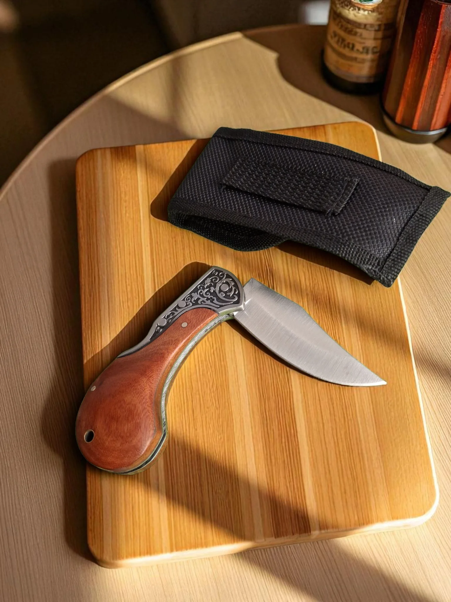 Сгъваем нож Woodland Classic, неръждаема стомана и дървена дръжка Сгъваем нож Woodland Classic, неръждаема стомана и дървена дръжка - Image 4