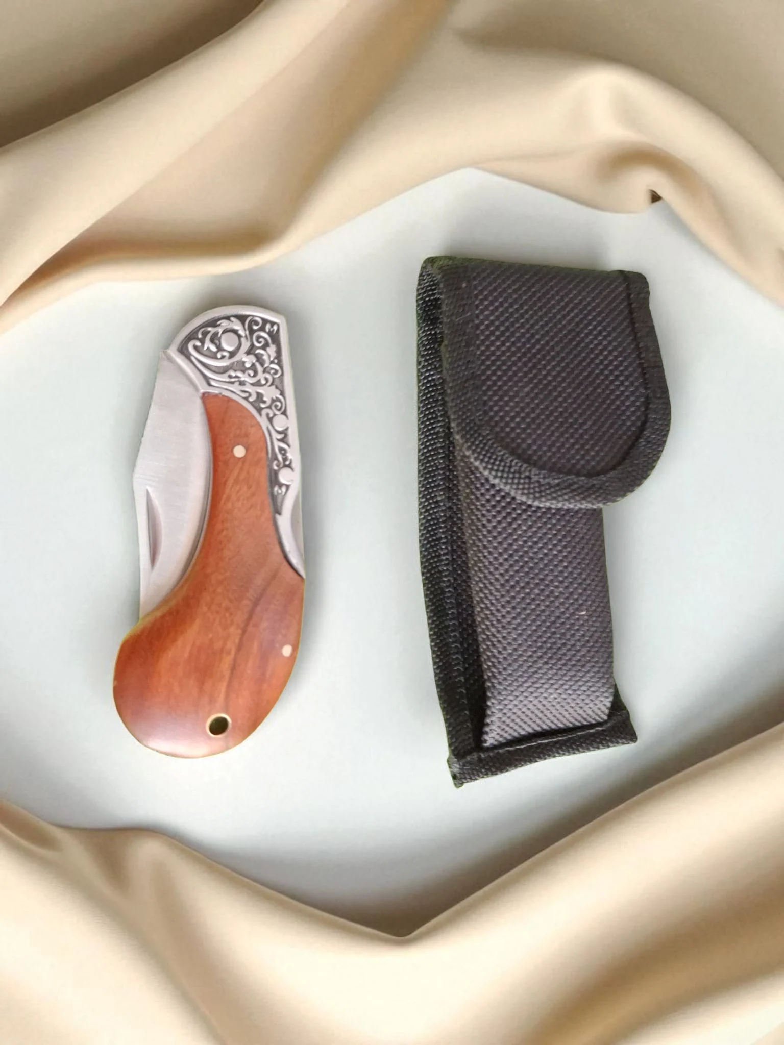 Сгъваем нож Woodland Classic, неръждаема стомана и дървена дръжка Сгъваем нож Woodland Classic, неръждаема стомана и дървена дръжка - Image 5
