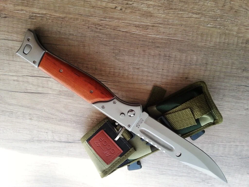 Тактически нож AK-47, голям и сгъваем Тактически нож AK-47