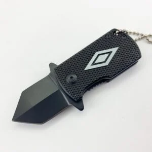 Автоматично ножче CRKT тип ключодържател, компактно и удобно Автоматично ножче CRKT тип ключодържател