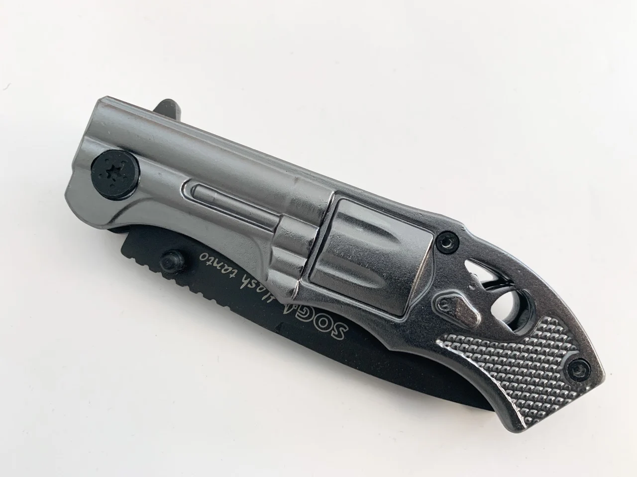 Сгъваем нож SOG, автоматичен метален с форма на пистолет SOG knives