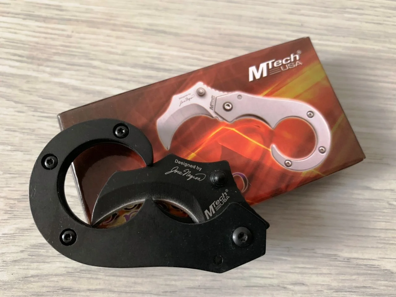 Джобен карамбит Mtech Black, компактен и практичен инструмент Джобен карамбит Mtech Black, компактен и практичен инструмент - Image 8
