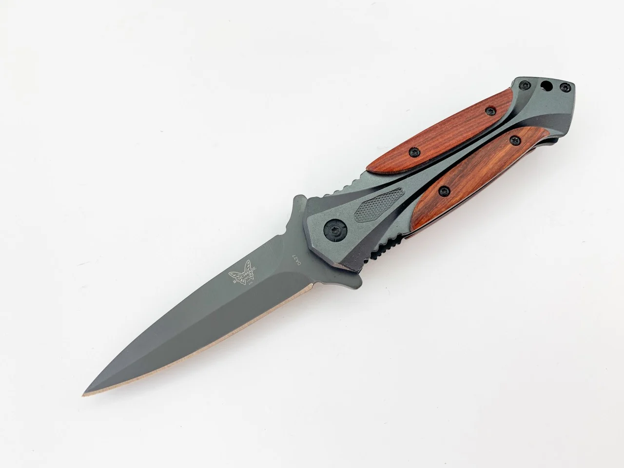 Автоматична кама Benchmade DA27, иноксово покритие и едностранно заточена Автоматична кама Benchmade DA27
