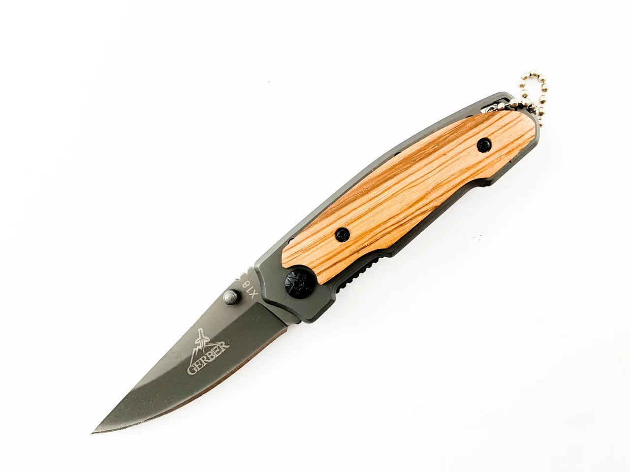 Сгъваем нож Gerber X18, дървени чирени Сгъваем нож Gerber X18