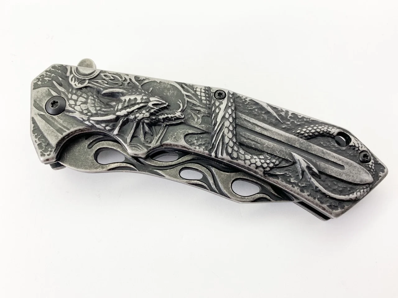 Сгъваем нож Boker Дракон с меч 3D, автоматичен механизъм Сгъваем нож Boker Дракон с меч 3D, автоматичен механизъм - Image 11