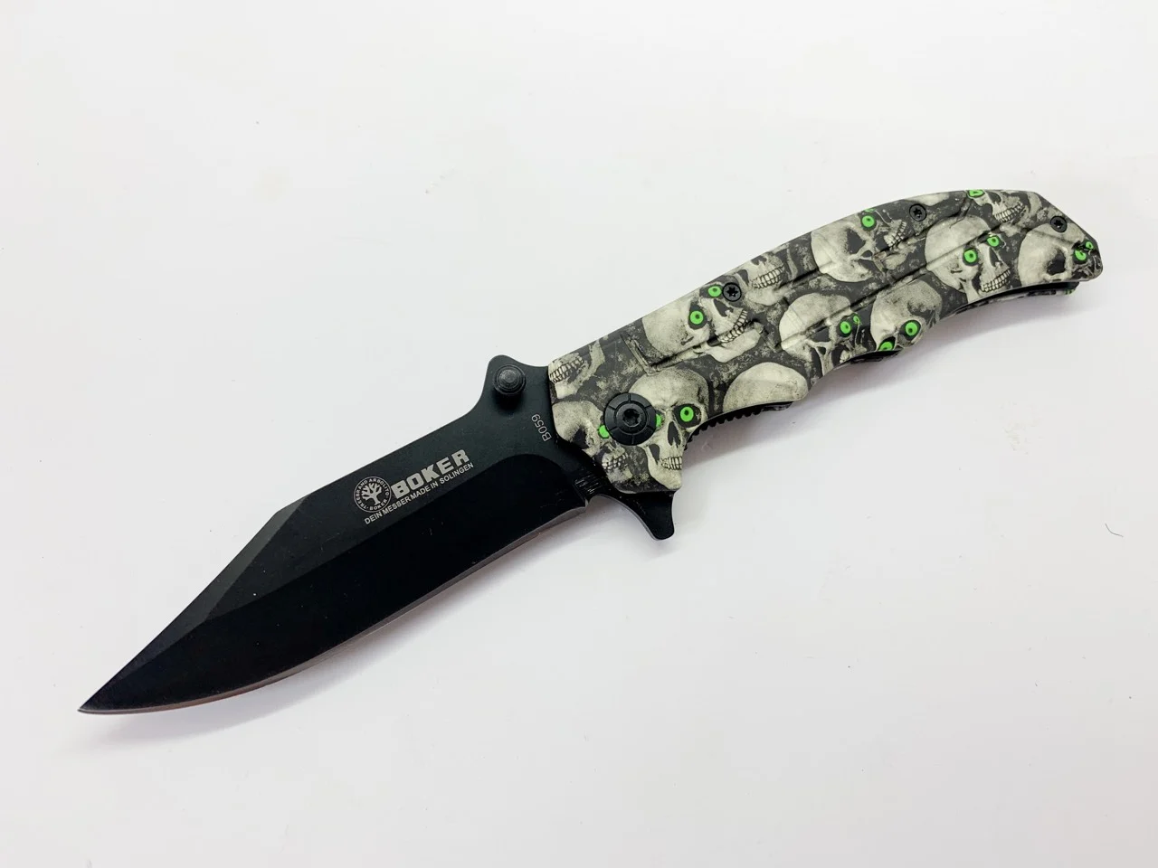 Сгъваем нож Boker Skull B059, джобен с черепи Сгъваем нож Boker Skull B059