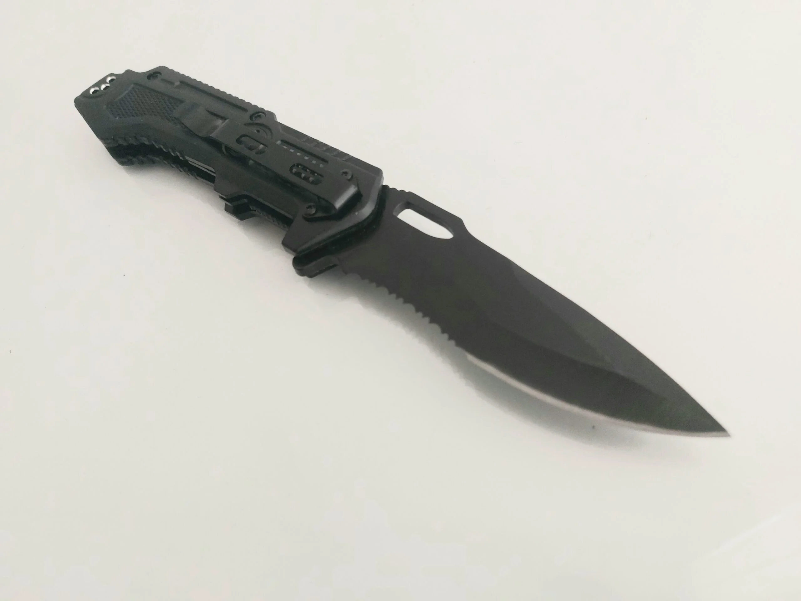 Сгъваем нож Boker automat 10, метален с автоматично отваряне TitanCut нож