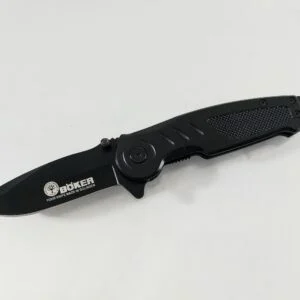 Джобен нож Boker сгъваем, черно тефлоново покритие Джобен нож Boker сгъваем