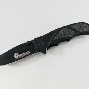 Сгъваем нож Boker с черно тефлоново покритие, компактен и удобен Сгъваем нож Boker с черно тефлоново покритие
