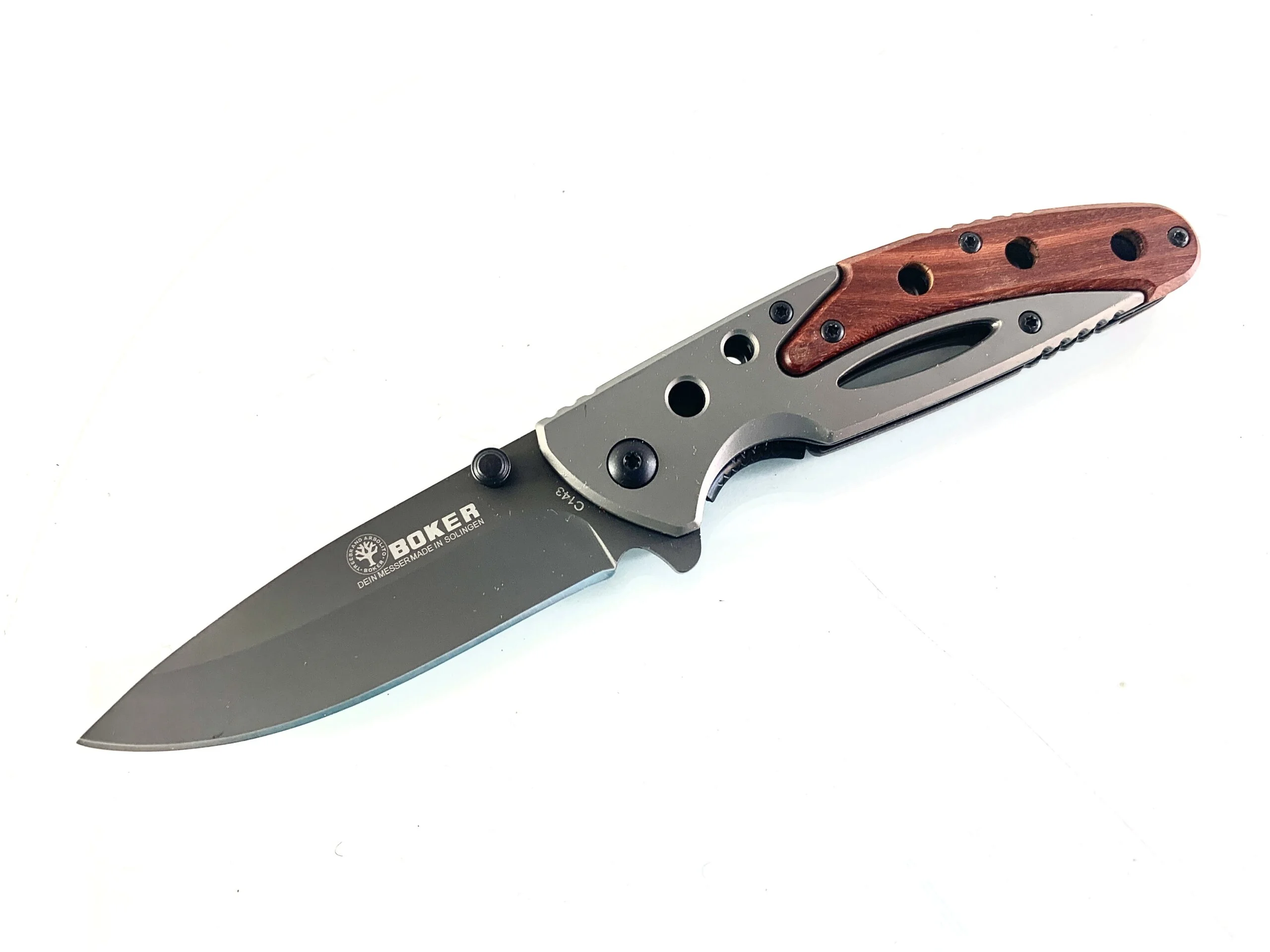 Нож Boker C143, с дървени чирени Нож Boker C143