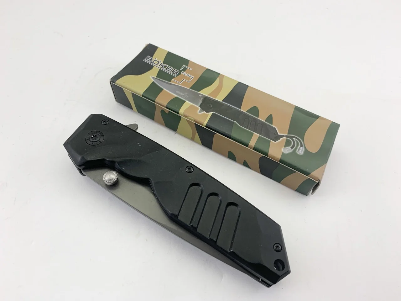 Сгъваем нож Boker F-42, автоматичен с иноксово покритие Сгъваем нож Boker F-42, автоматичен с иноксово покритие - Image 5