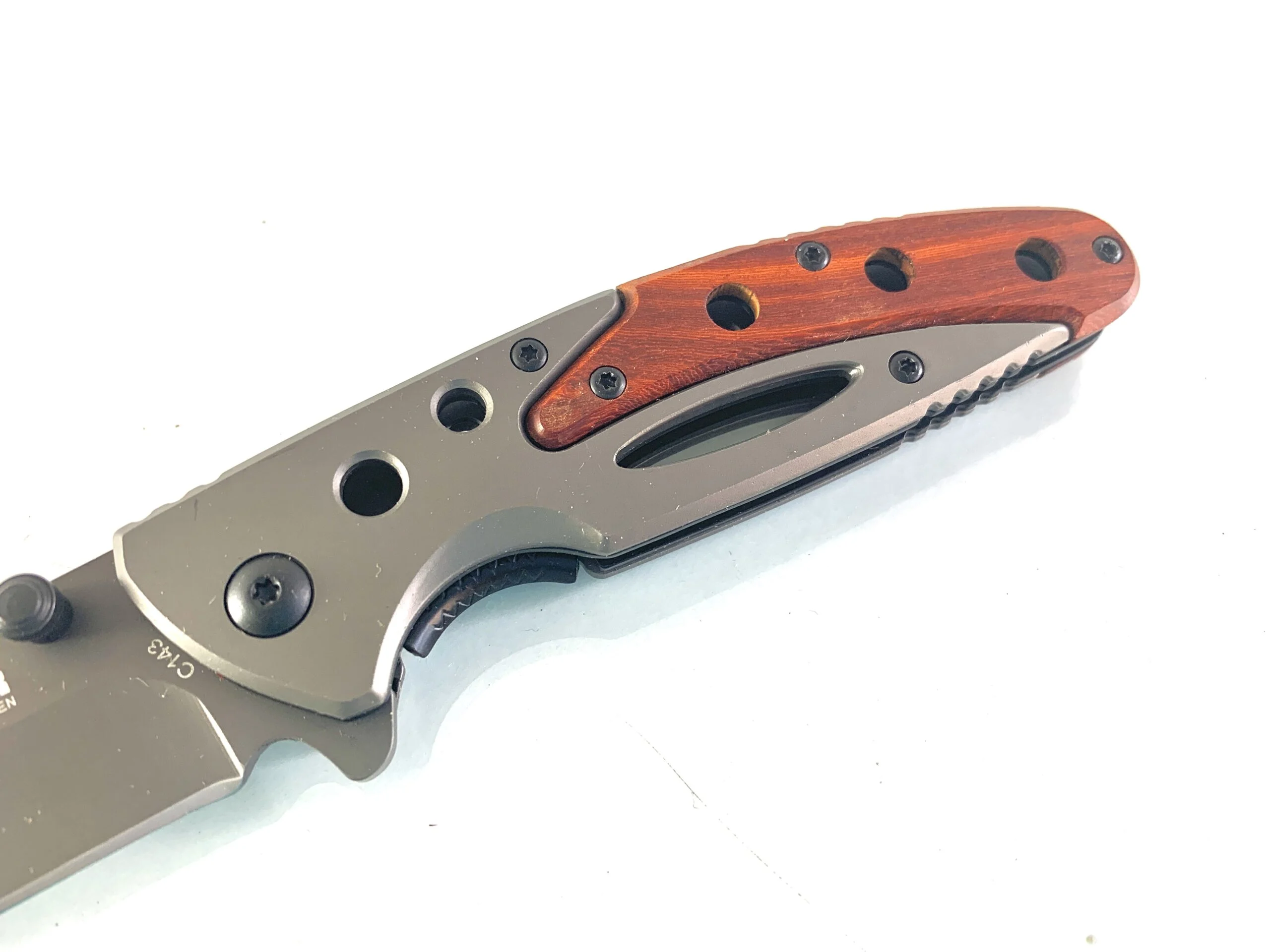 Нож Boker C143, с дървени чирени Нож Boker C143, с дървени чирени - Image 6