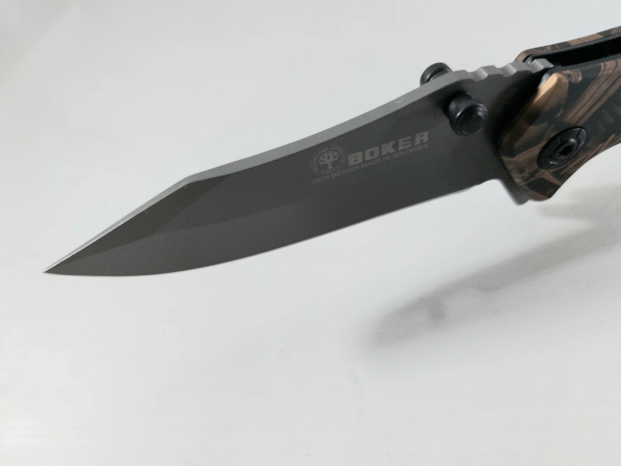 Сгъваем нож Boker B138, автоматичен и масивен Сгъваем нож Boker B138, автоматичен и масивен - Image 7