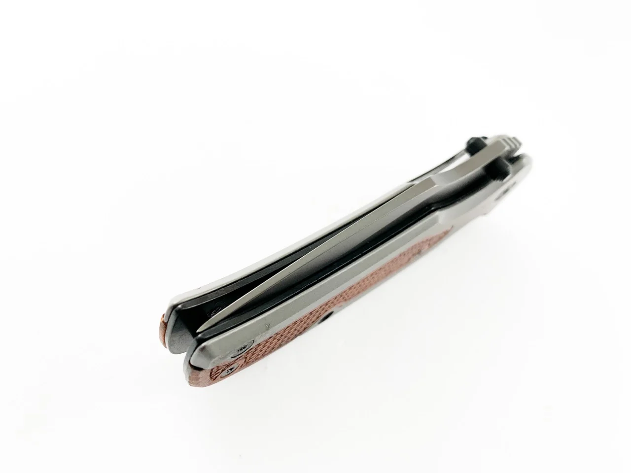 Сгъваем нож Browning с титаниево покритие и дървени чирени WildSteel