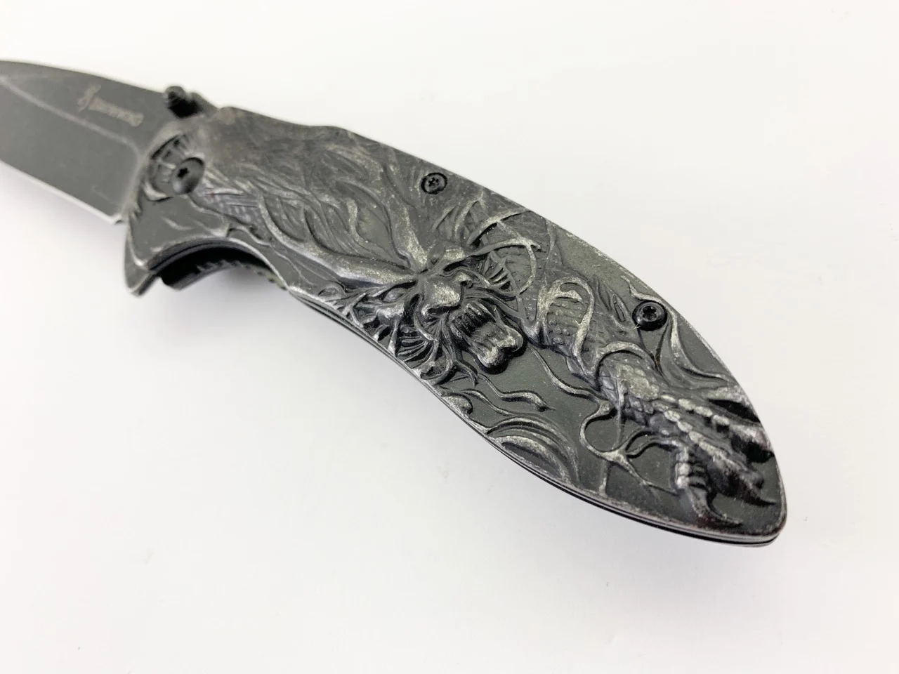 Сгъваем нож Browning 3D print Дракон, метален и масивен Сгъваем нож Browning 3D print Дракон, метален и масивен - Image 4