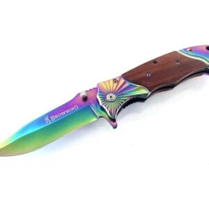 Сгъваем нож Browning FA29 Rainbow, дървени чирени Сгъваем нож Browning FA29 Rainbow