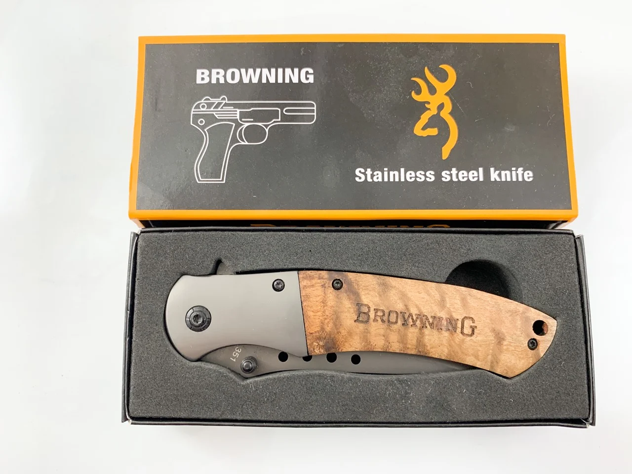 Сгъваем нож Browning 351 с иноксово покритие Сгъваем нож Browning 351 с иноксово покритие - Image 7