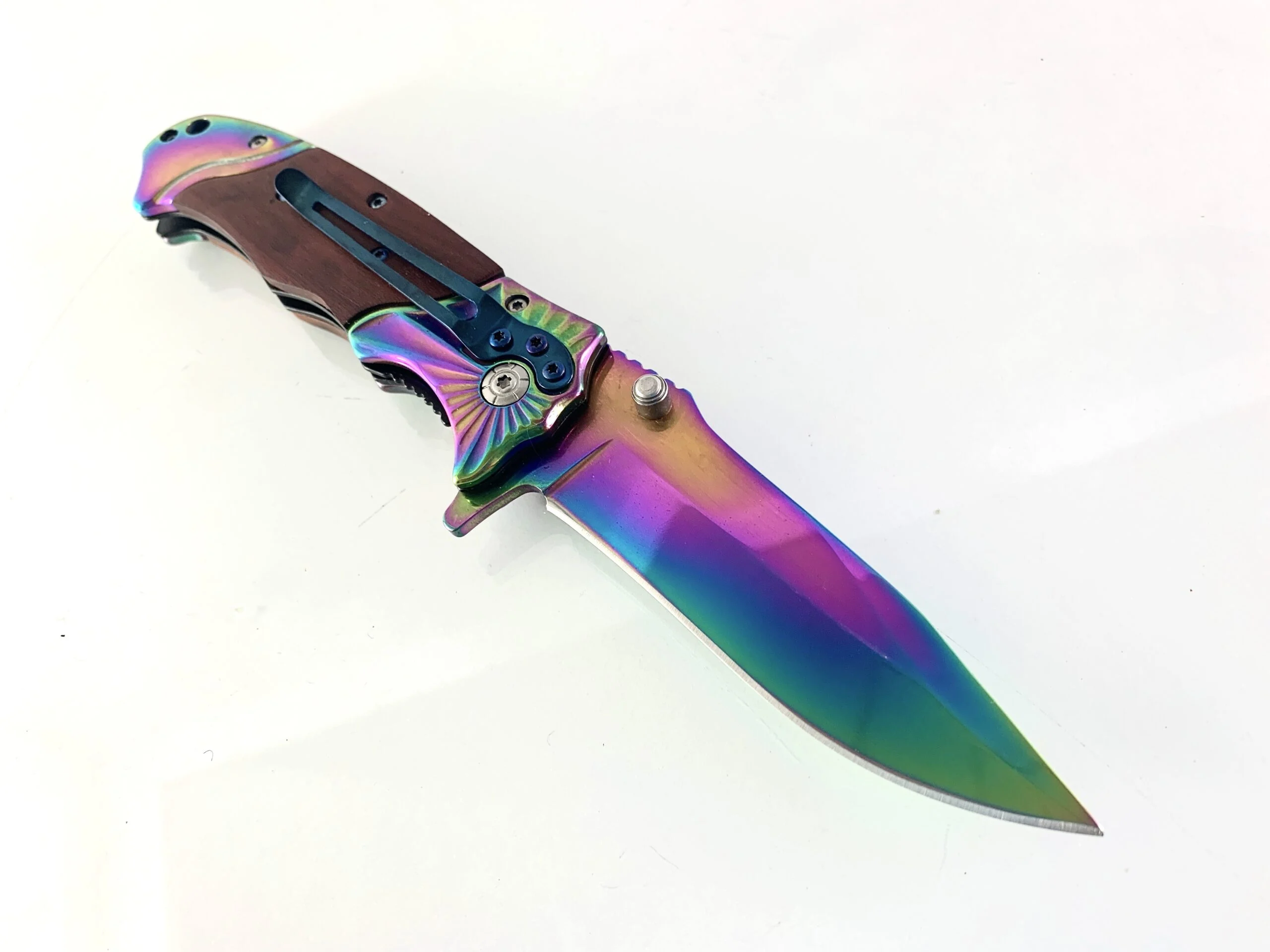 Сгъваем нож Browning FA29 Rainbow, дървени чирени Сгъваем нож Browning FA29 Rainbow, дървени чирени - Image 7