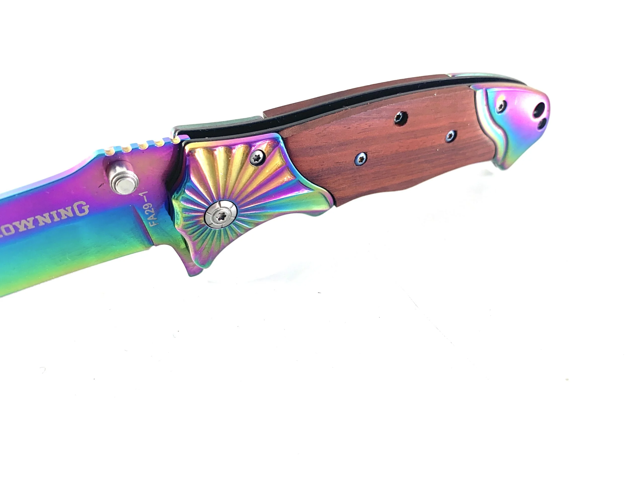 Сгъваем нож Browning FA29 Rainbow, дървени чирени Сгъваем нож Browning FA29 Rainbow, дървени чирени - Image 8