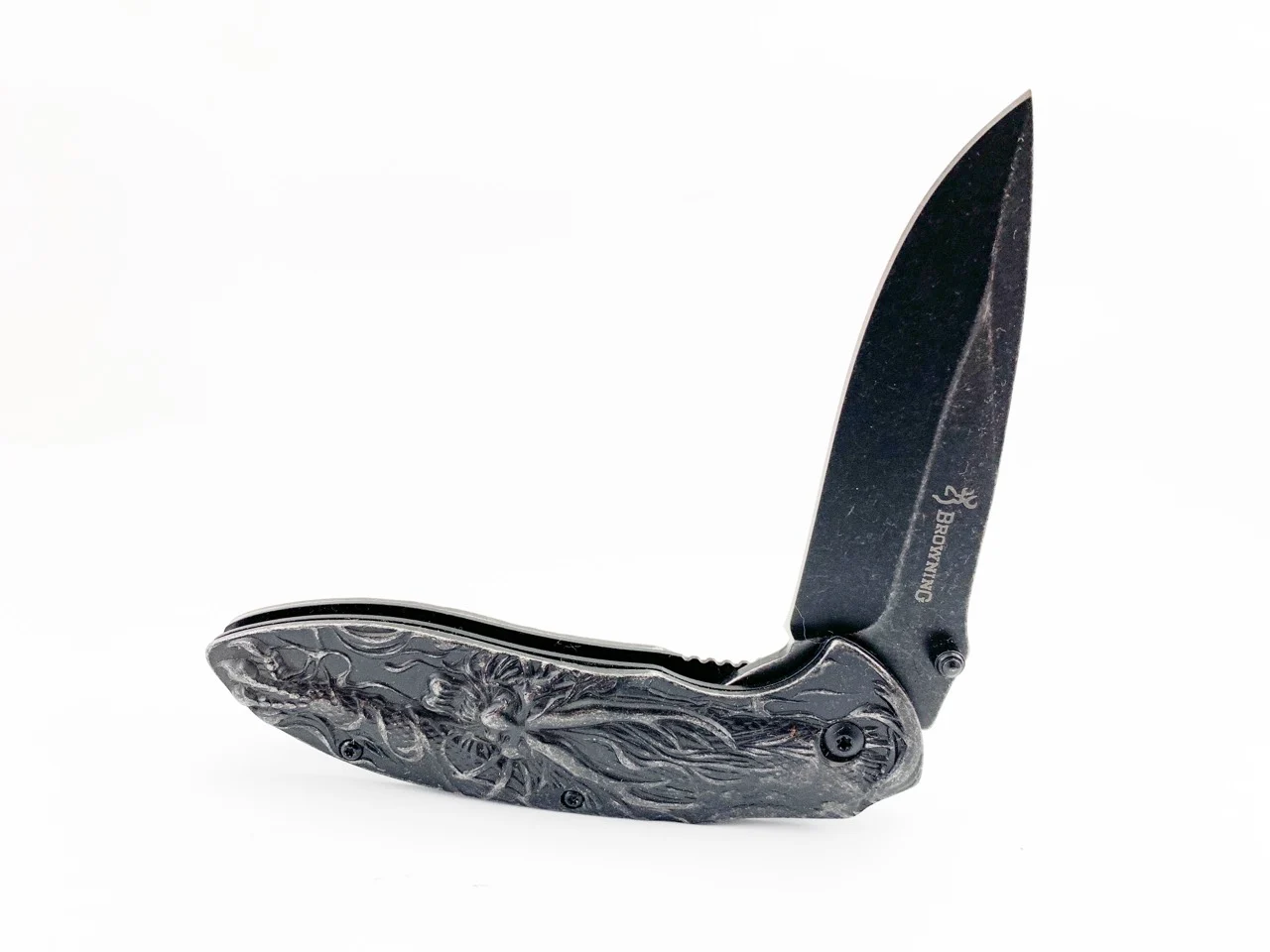 Сгъваем нож Browning 3D print Дракон, метален и масивен Сгъваем нож Browning 3D print Дракон, метален и масивен - Image 8