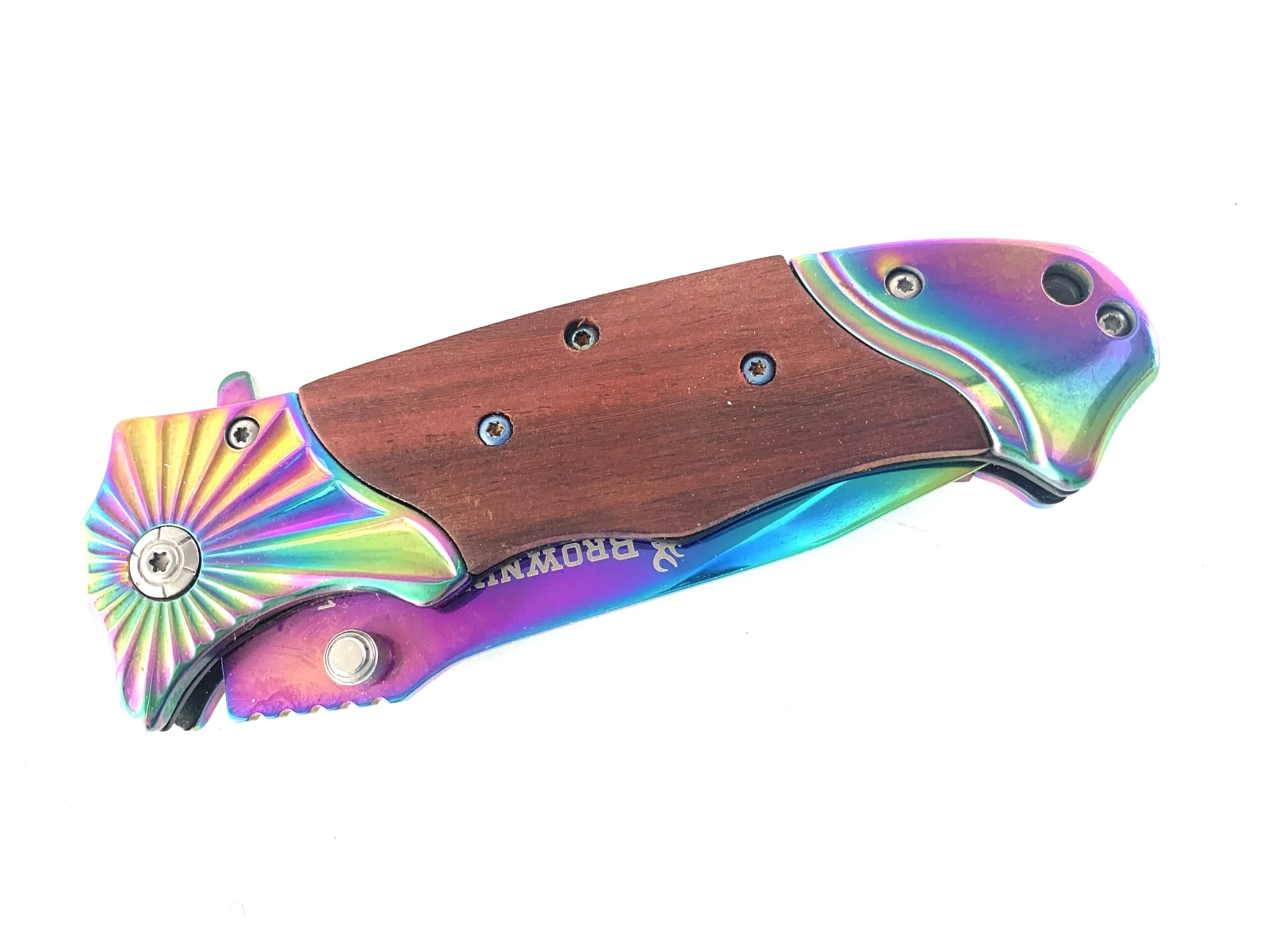 Сгъваем нож Browning FA29 Rainbow, дървени чирени Сгъваем нож Browning FA29 Rainbow, дървени чирени - Image 9